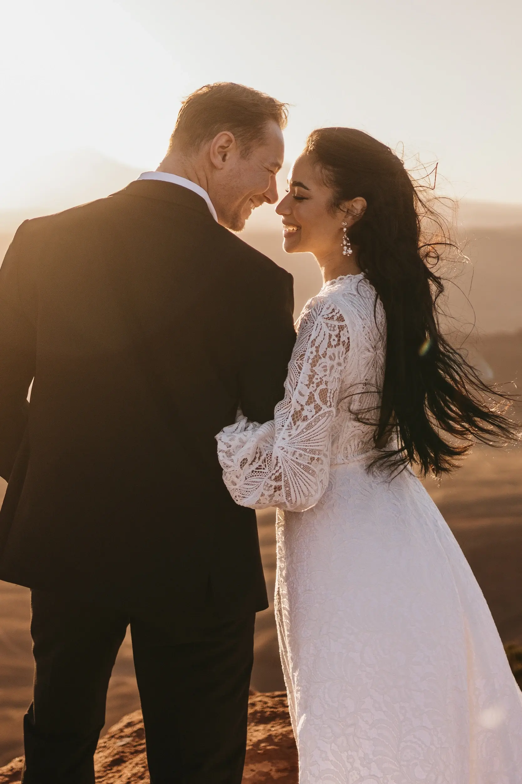 Hochzeitsmoment, festgehalten von Momentsammler