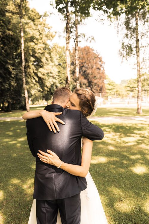Hochzeitsmoment, festgehalten von Momentsammler