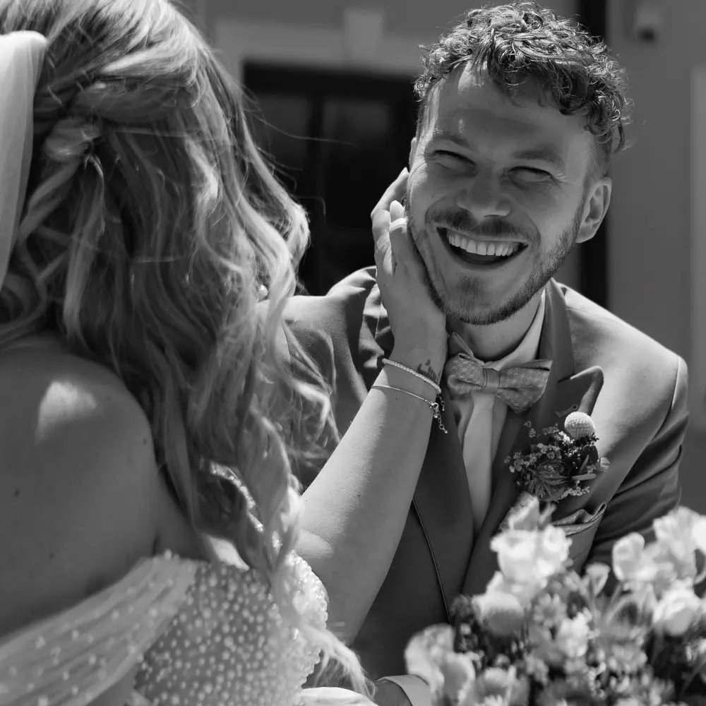 Hochzeitsmoment, festgehalten von Momentsammler