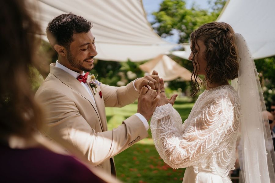 Hochzeitsmoment, festgehalten von Momentsammler