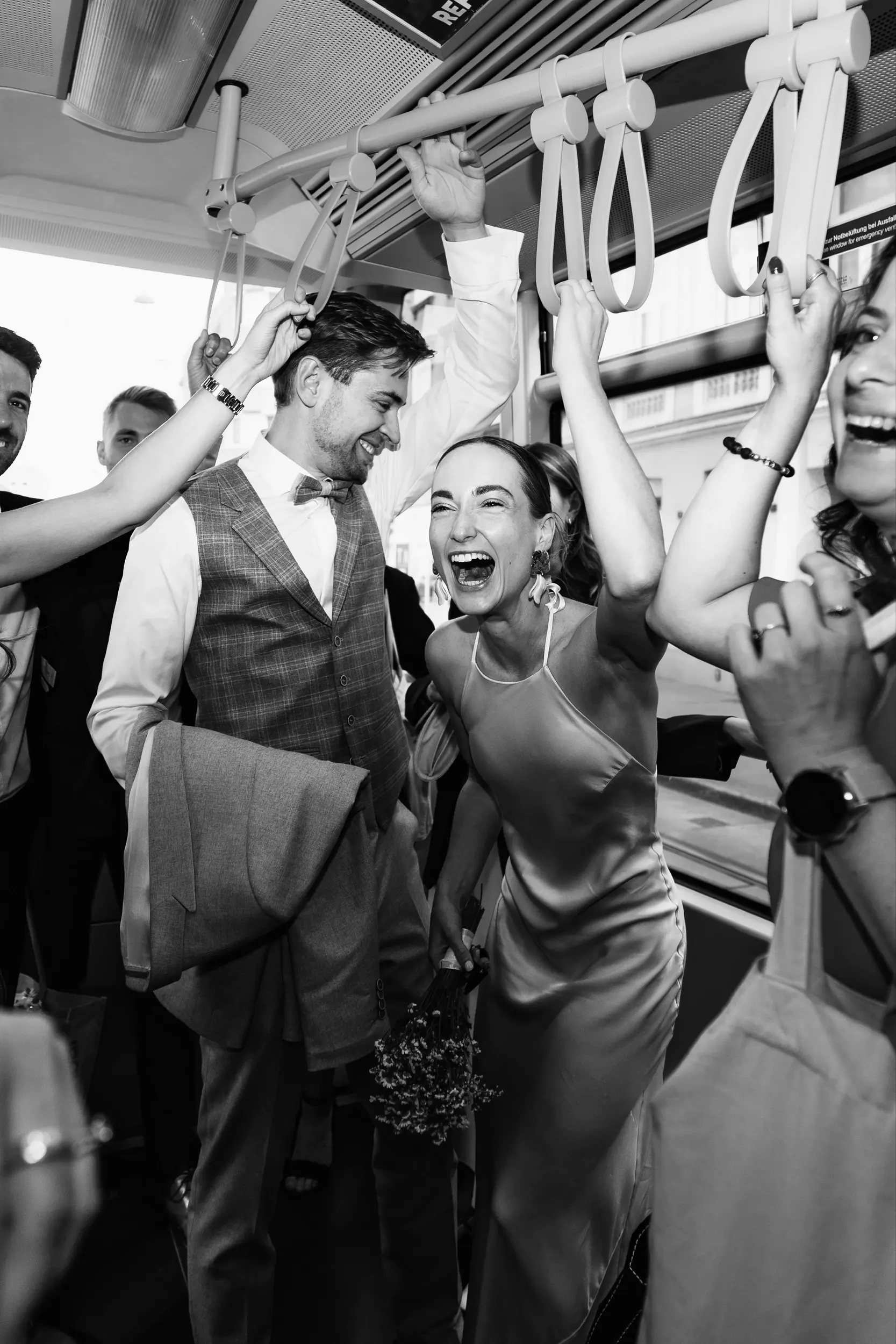 Hochzeitsmoment, festgehalten von Momentsammler
