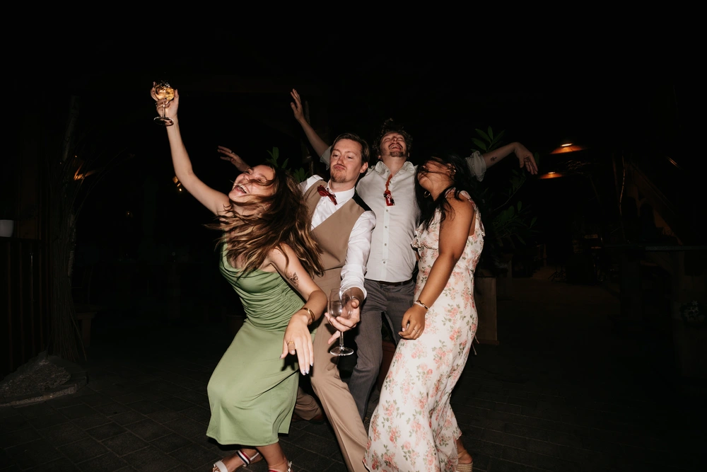 Hochzeitsmoment, festgehalten von Momentsammler